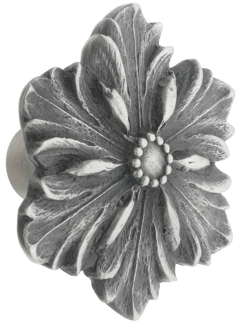 Opulent Flower Cabinet Knob - 1 5/8" Diameter